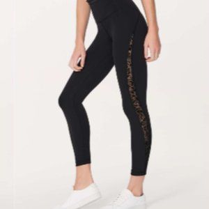 lululemon Meant to Move Tight: Black/Flocked Floral